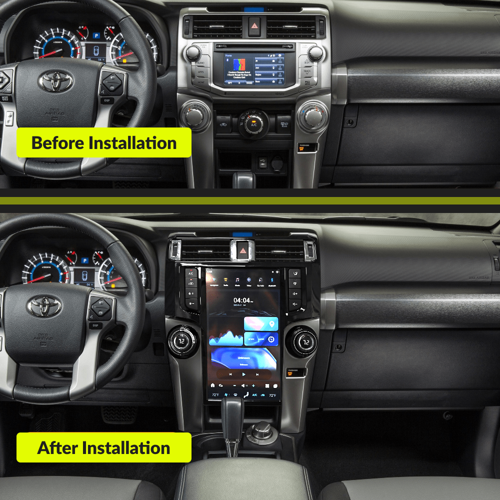 Toyota 4Runner 2009-2020 — 13.6" Tesla-Style Apple Carplay Screen - Car Tech Studio