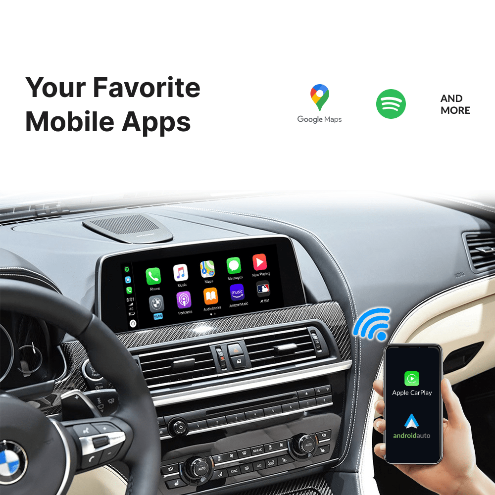 BMW Series 6 2009-2017 — Wireless Apple CarPlay & Android Auto Module - Car Tech Studio