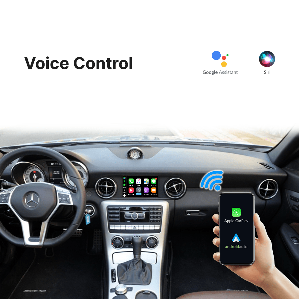 Mercedes SLK 2007-2018 — Wireless Apple CarPlay & Android Auto Module - Car Tech Studio