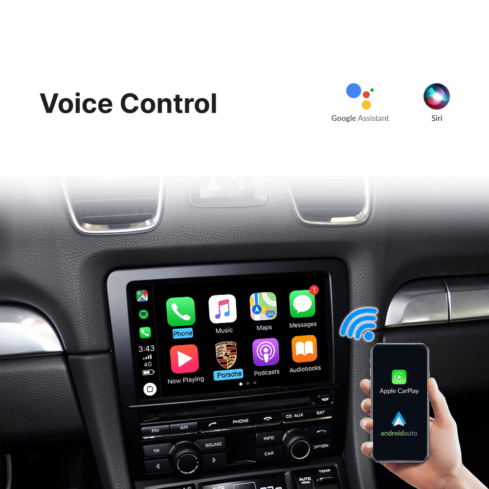 Porsche Boxster 2009-2018 — Wireless Apple CarPlay & Android Auto Module - Car Tech Studio