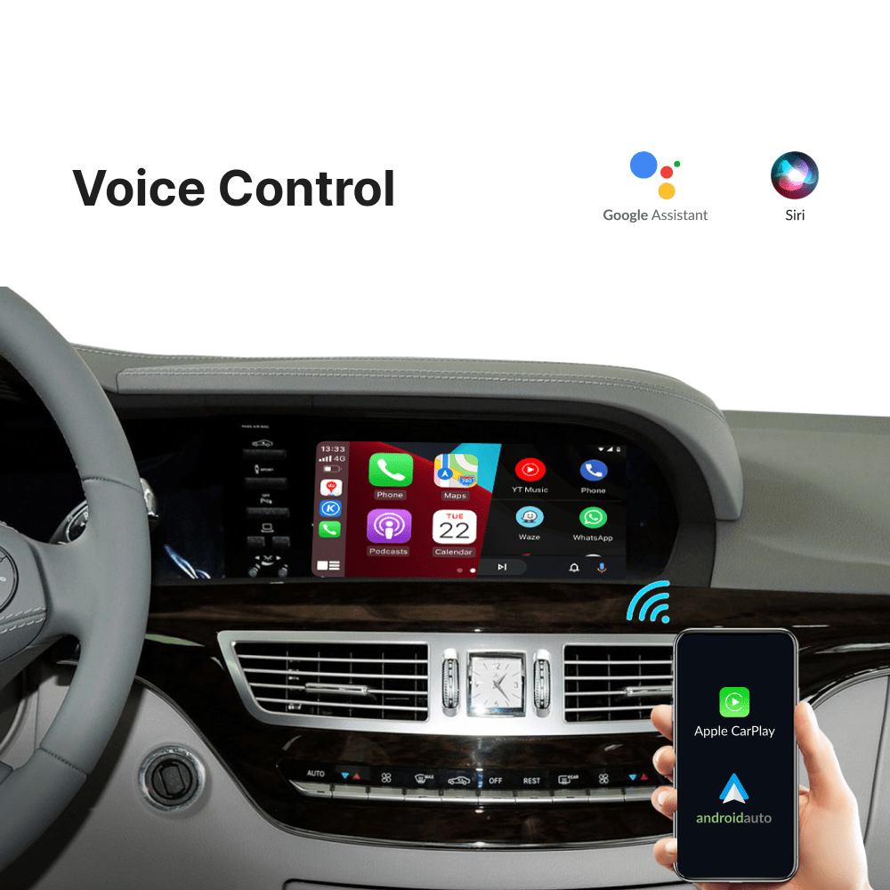 Mercedes S-Class 2003-2018 — Wireless Apple CarPlay & Android Auto Module - Car Tech Studio