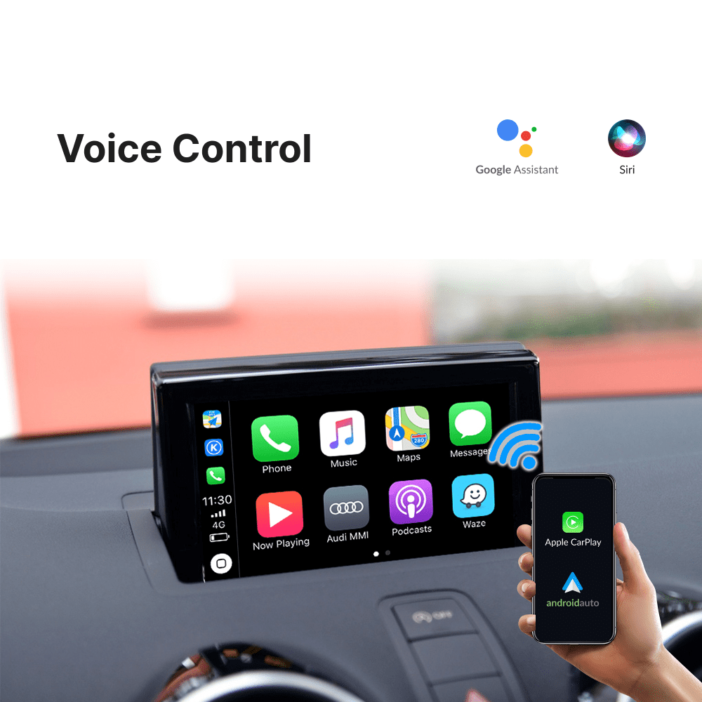Audi A1 2012-2018 — Wireless Apple CarPlay & Android Auto Module - Car Tech Studio