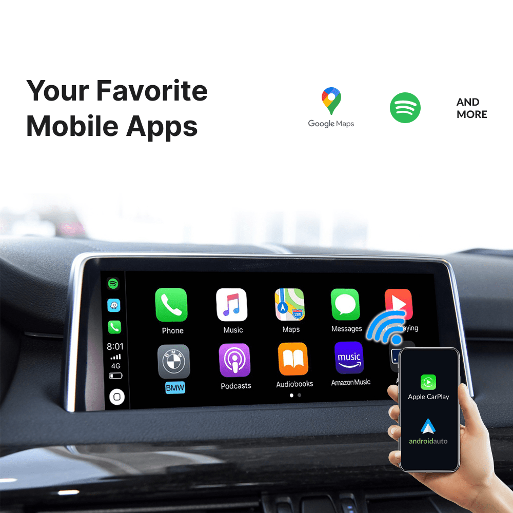 BMW X6 2009-2017 — Wireless Apple CarPlay & Android Auto Module - Car Tech Studio