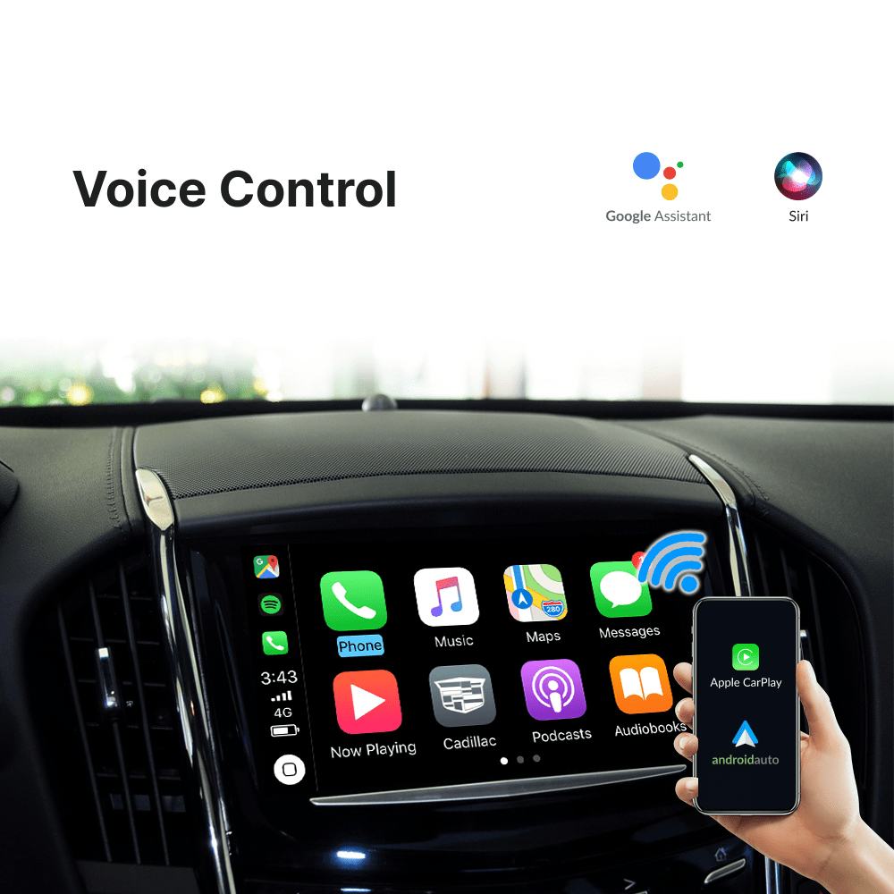 Cadillac ATS 2014-2017 — Wireless Apple CarPlay & Android Auto Module - Car Tech Studio