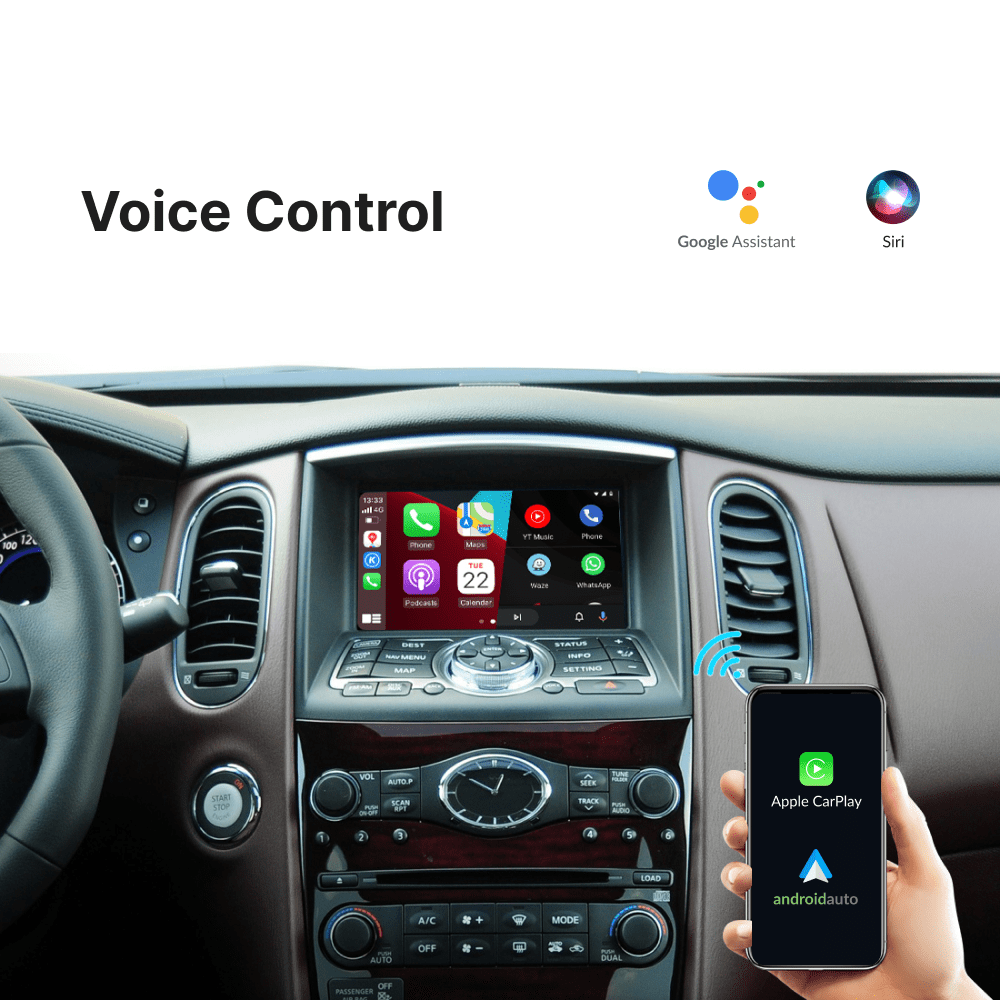 Infiniti EX25 2010-2013 — Wireless Apple CarPlay & Android Auto Module - Car Tech Studio
