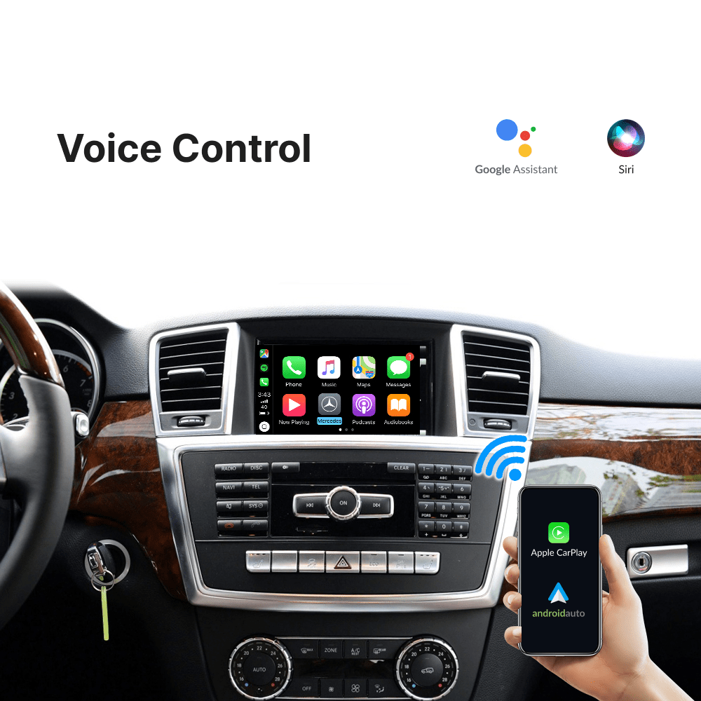Mercedes ML 2012-2018 — Wireless Apple CarPlay & Android Auto Module - Car Tech Studio