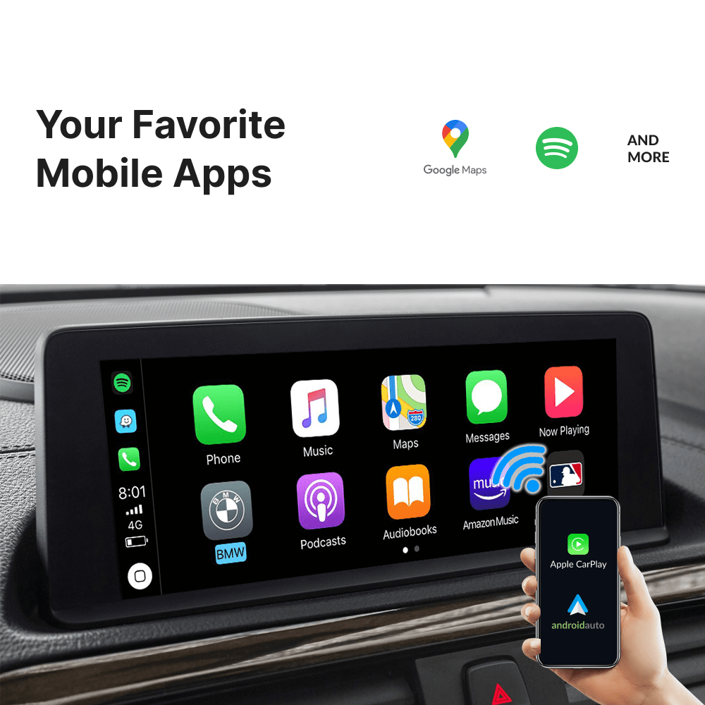 BMW Series 2 2009-2017 — Wireless Apple CarPlay & Android Auto Module - Car Tech Studio