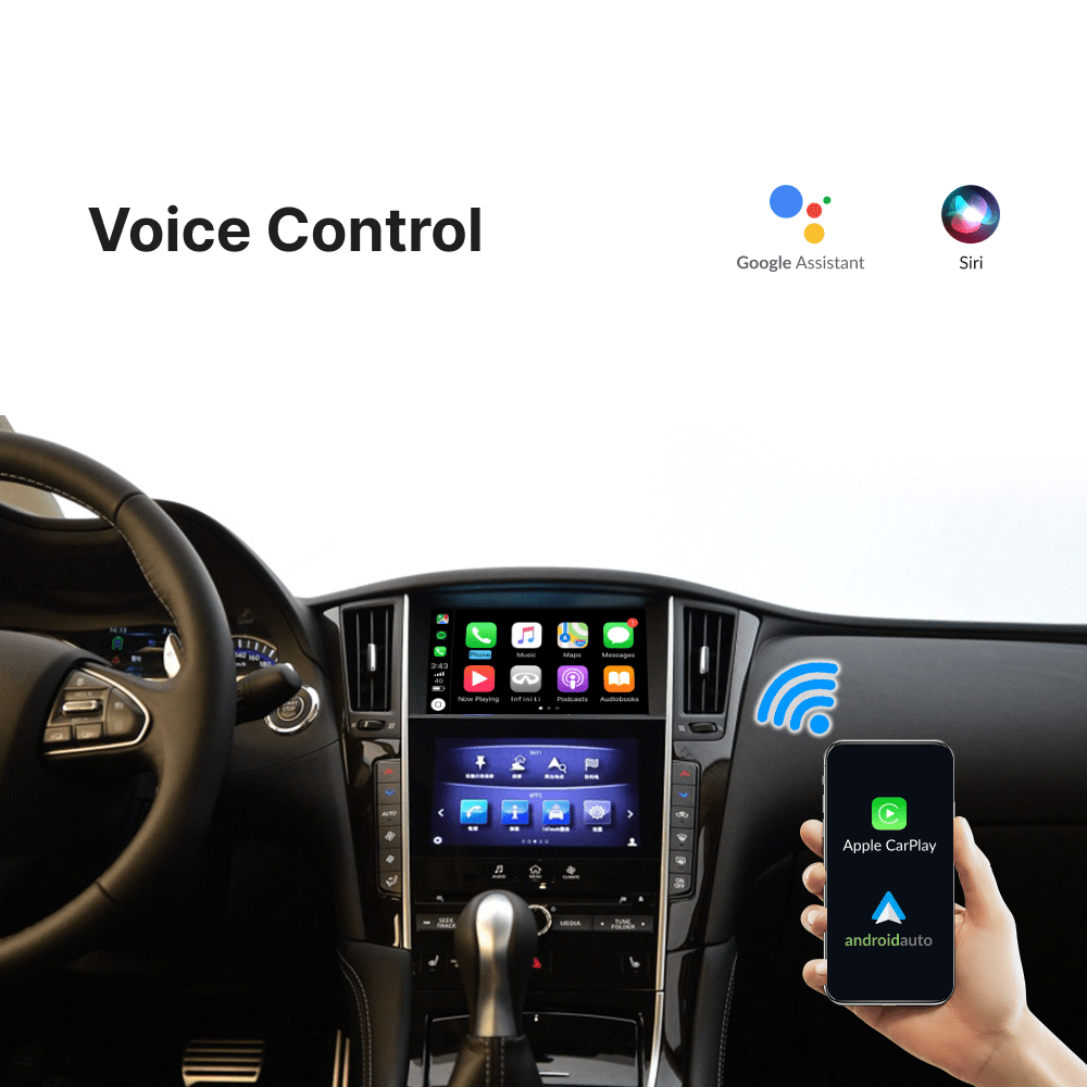 Infiniti Q50 2015-2019 — Wireless Apple CarPlay & Android Auto Module - Car Tech Studio