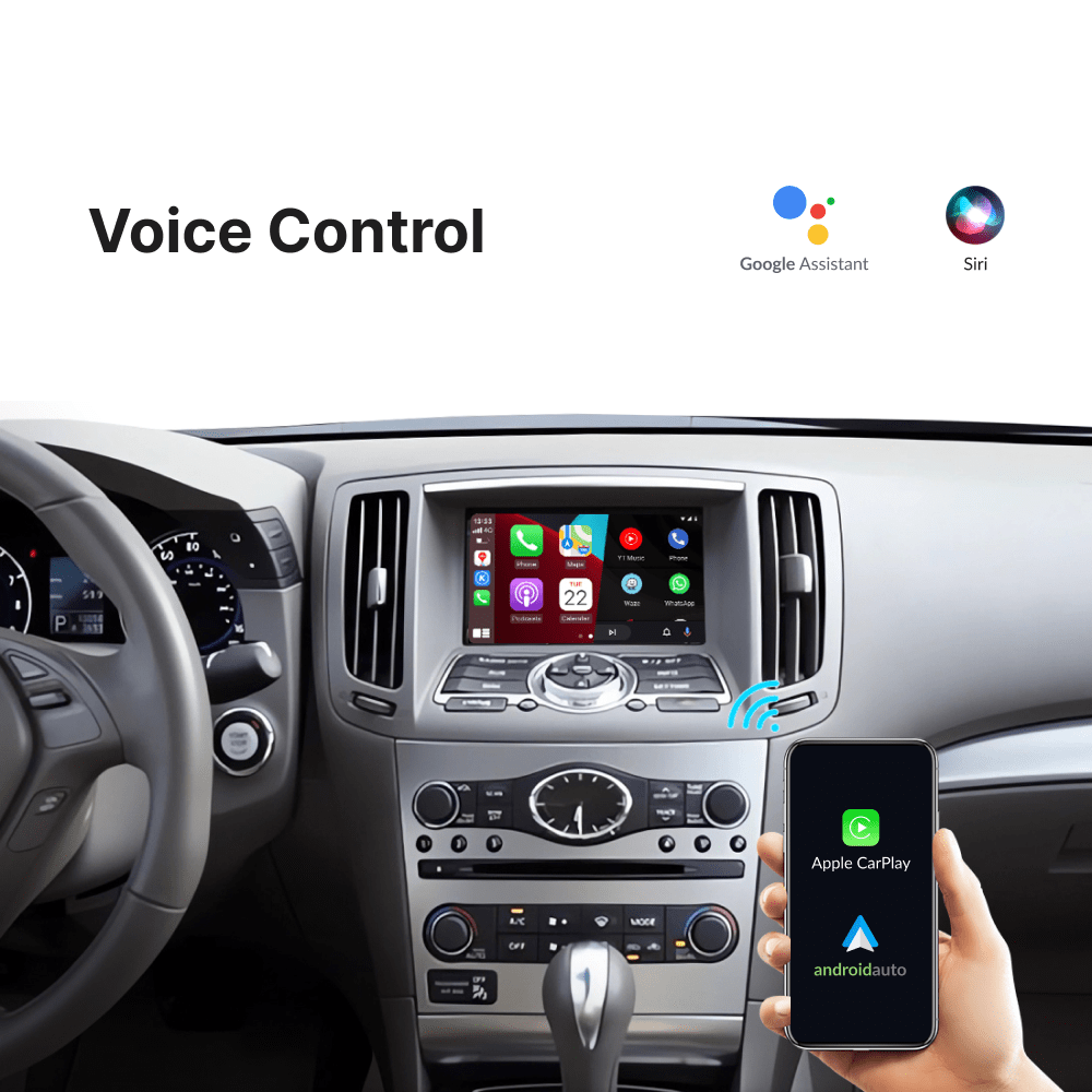 Infiniti G35 2009-2012 — Wireless Apple CarPlay & Android Auto Module - Car Tech Studio