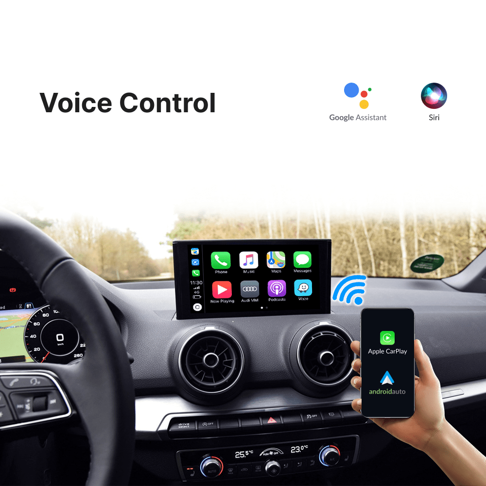 Audi Q2 2016-2018 — Wireless Apple CarPlay & Android Auto Module - Car Tech Studio