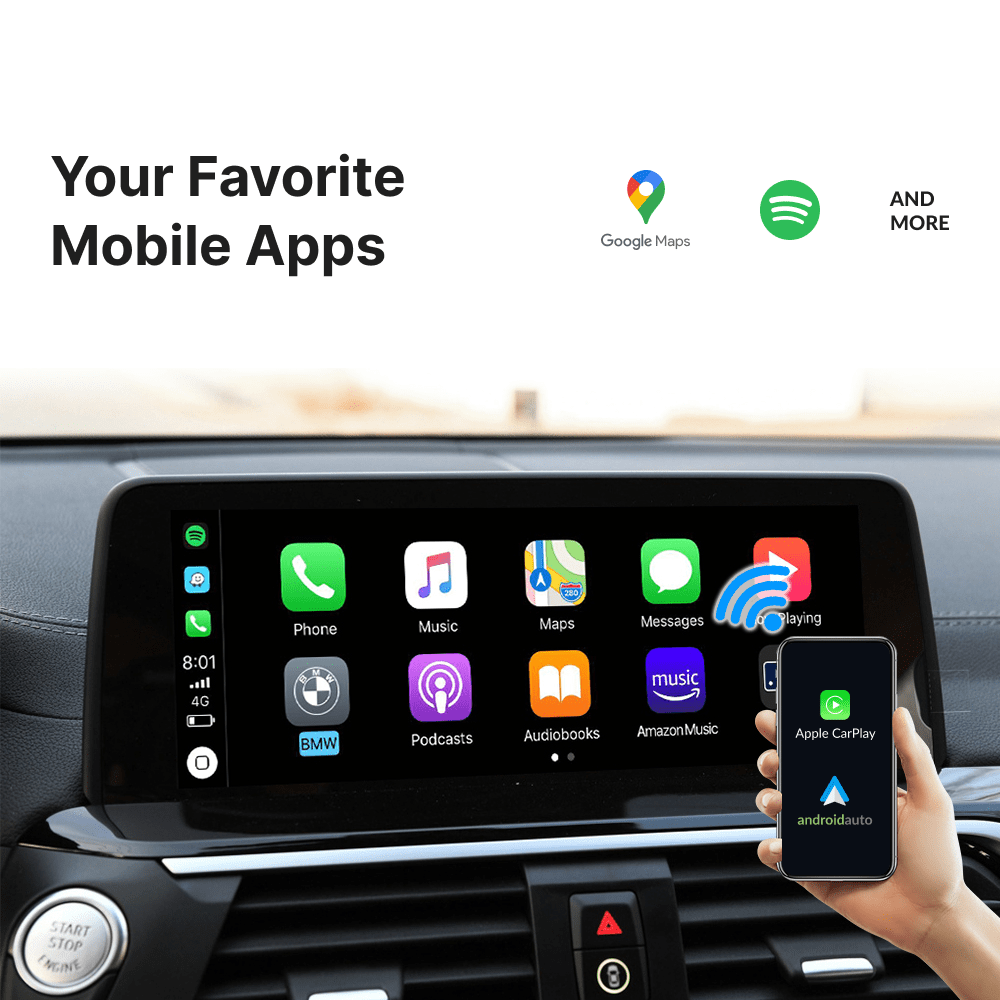 BMW X3 2009-2017 — Wireless Apple CarPlay & Android Auto Module - Car Tech Studio