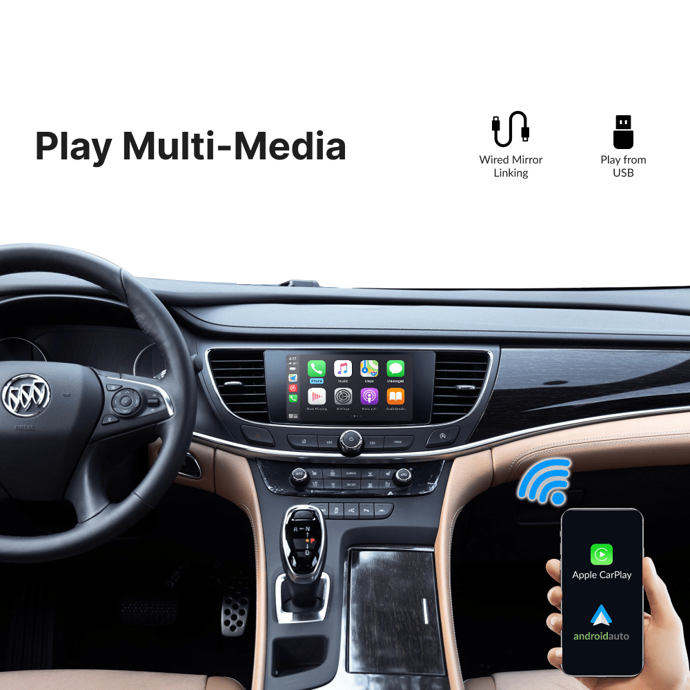 Buick La Crosse 2014-2017 — Wireless Apple CarPlay & Android Auto Module - Car Tech Studio