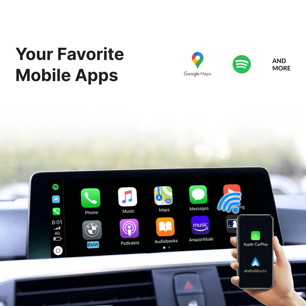 BMW Series 3 2009-2017 — Wireless Apple CarPlay & Android Auto Module - Car Tech Studio