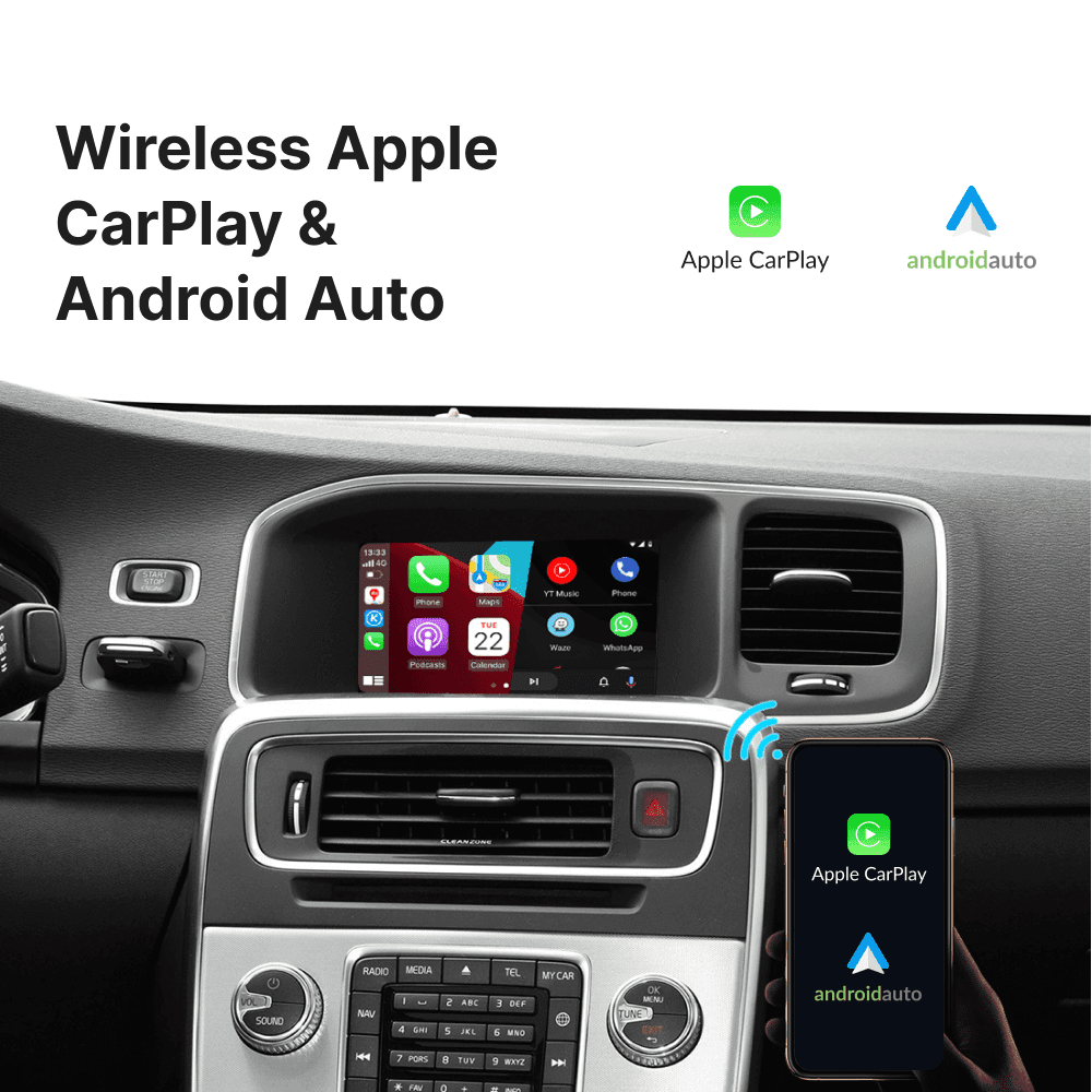 Volvo XC60 2014-2019 — Wireless Apple CarPlay & Android Auto Module - Car Tech Studio