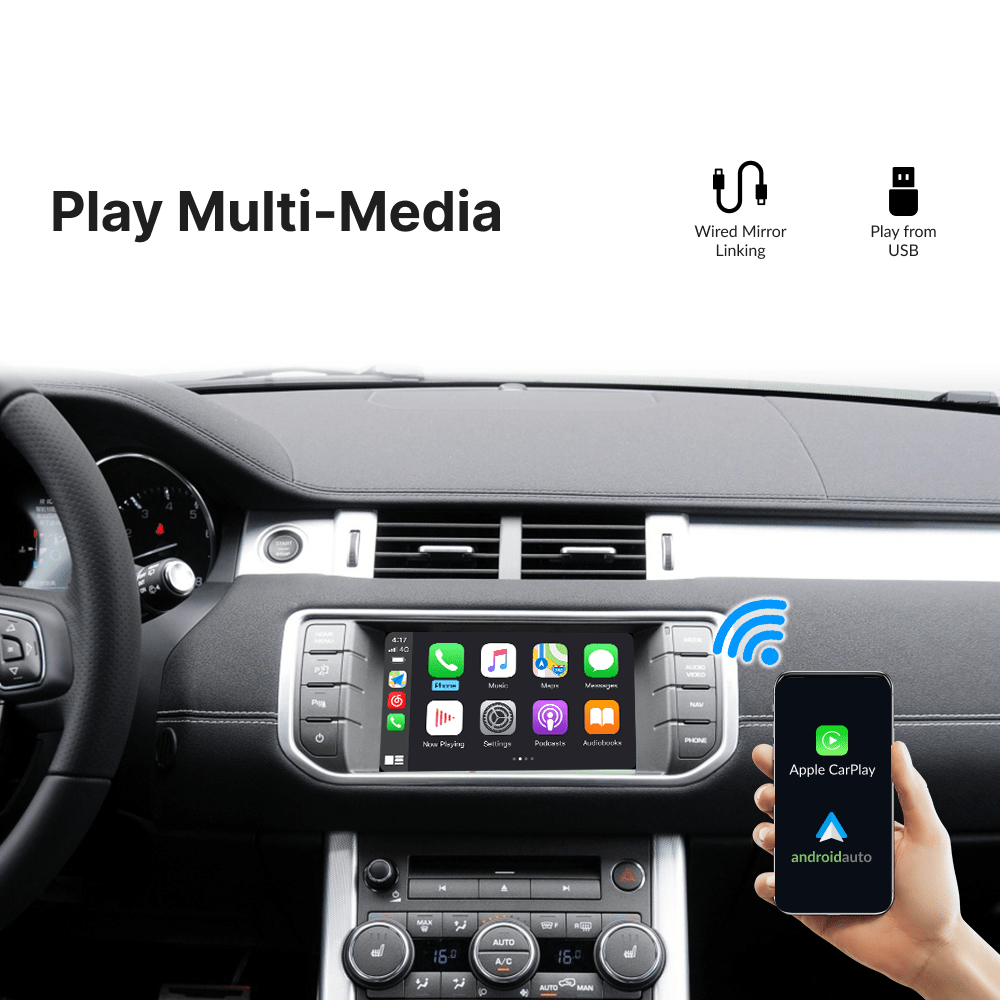 Range Rover Evoque 2010-2018 — Wireless Apple CarPlay & Android Auto Module - Car Tech Studio