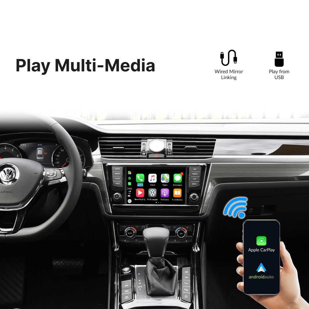 Volkswagen Tiguan 2012-2018 — Wireless Apple CarPlay & Android Auto Module - Car Tech Studio