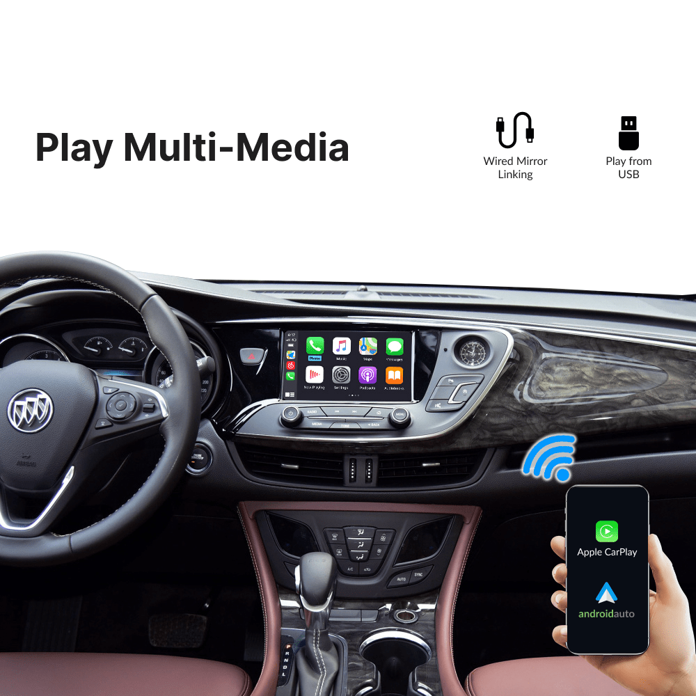 Buick Envision 2014-2017 — Wireless Apple CarPlay & Android Auto Module - Car Tech Studio