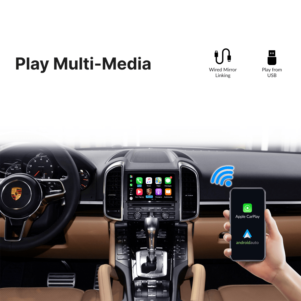 Porsche Cayenne 2009-2016 — Wireless Apple CarPlay & Android Auto Module - Car Tech Studio