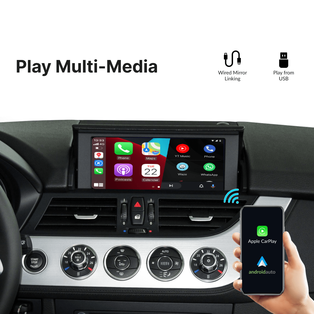 BMW Z4 2009-2012 — Wireless Apple CarPlay & Android Auto Module - Car Tech Studio