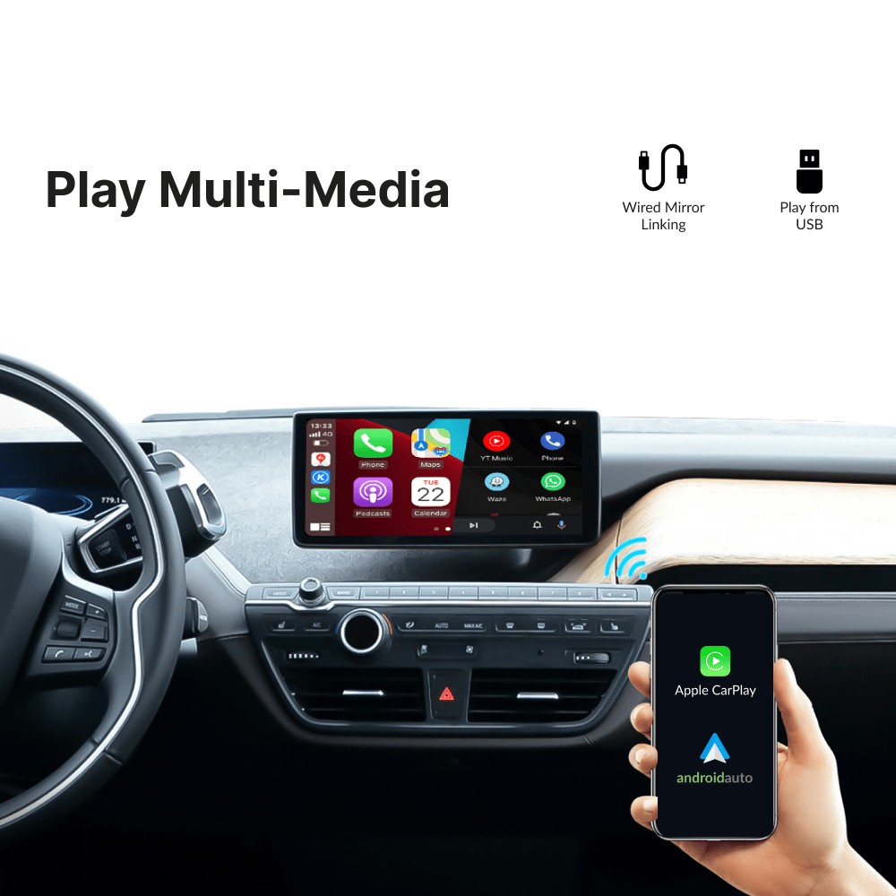 BMW i3 2013-2017 — Wireless Apple CarPlay & Android Auto Module - Car Tech Studio