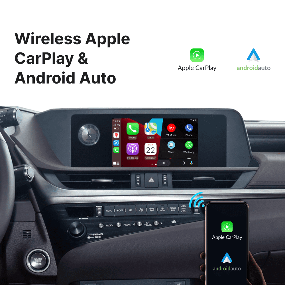 Lexus UX 2014-2020 — Wireless Apple CarPlay & Android Auto Module - Car Tech Studio