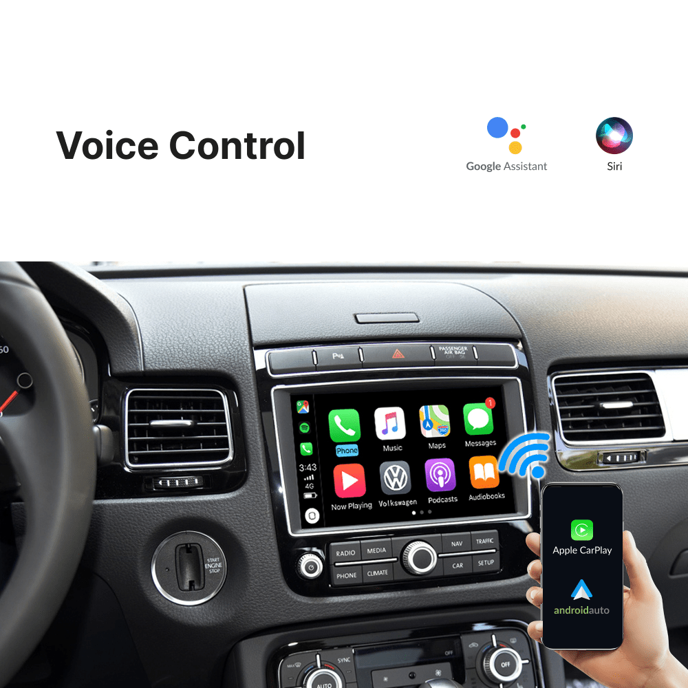 Volkswagen Touareg 2010-2017 — Wireless Apple CarPlay & Android Auto Module - Car Tech Studio