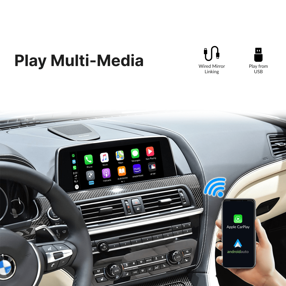 BMW Series 6 2009-2017 — Wireless Apple CarPlay & Android Auto Module - Car Tech Studio
