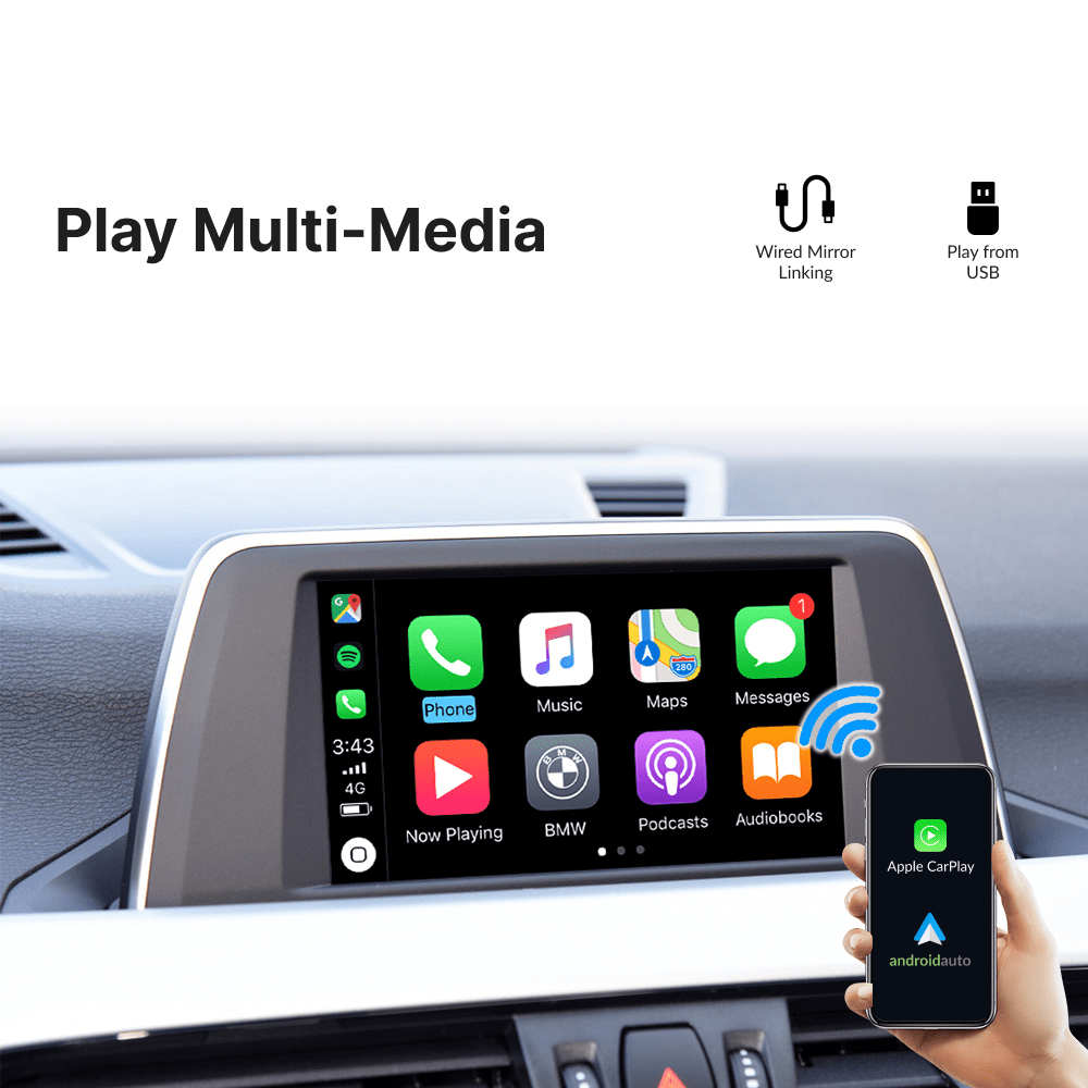 BMW X1 2009-2017 — Wireless Apple CarPlay & Android Auto Module - Car Tech Studio