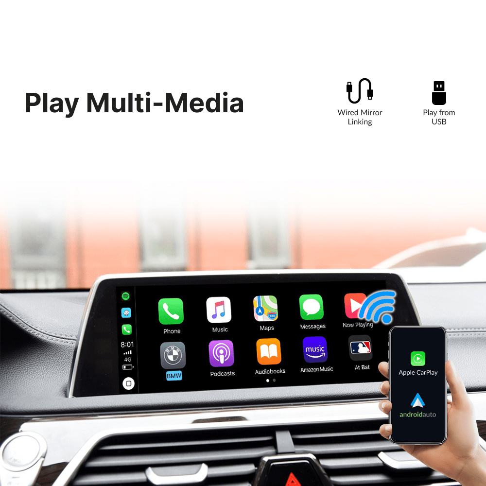 BMW Series 7 2009-2017 — Wireless Apple CarPlay & Android Auto Module - Car Tech Studio