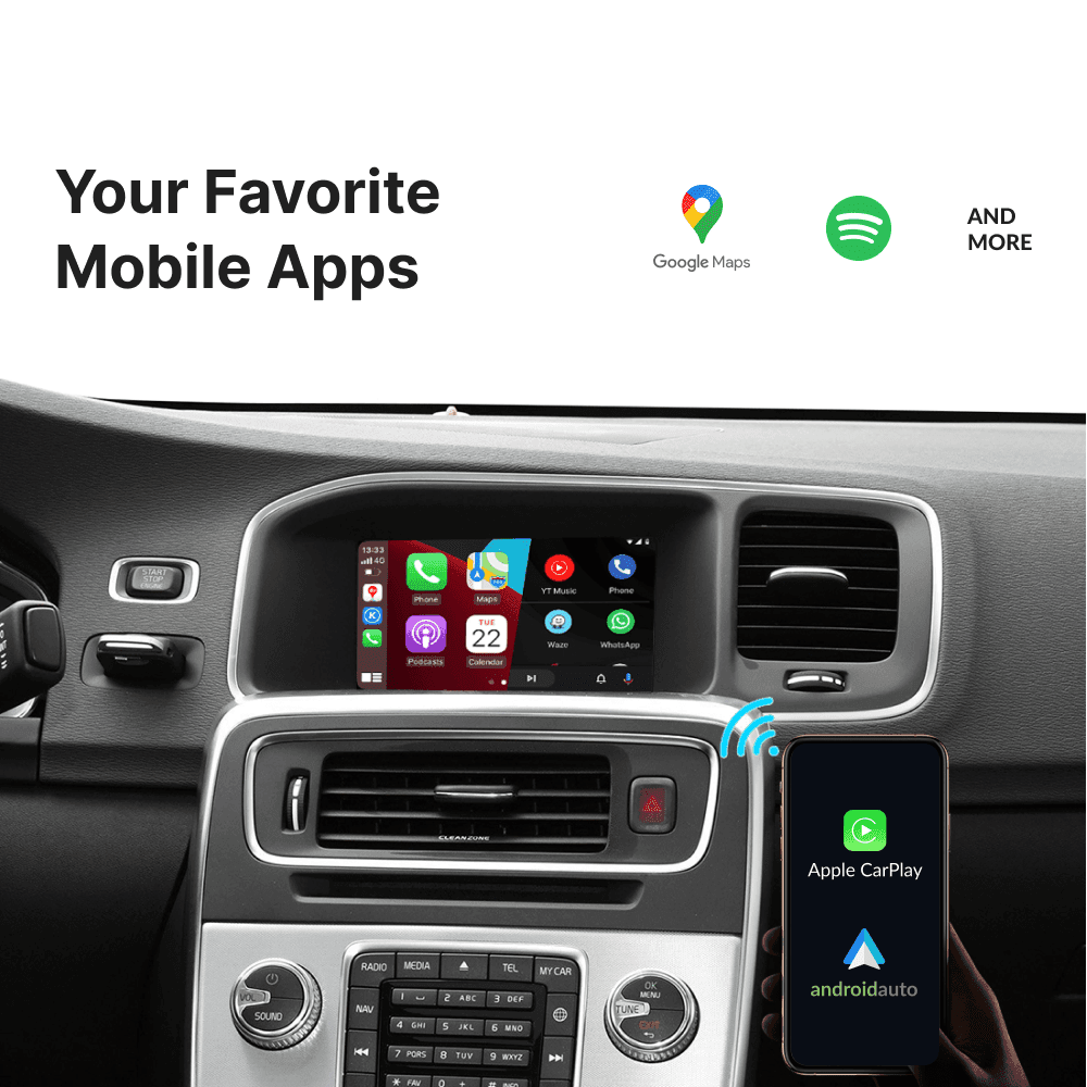 Volvo XC60 2014-2019 — Wireless Apple CarPlay & Android Auto Module - Car Tech Studio