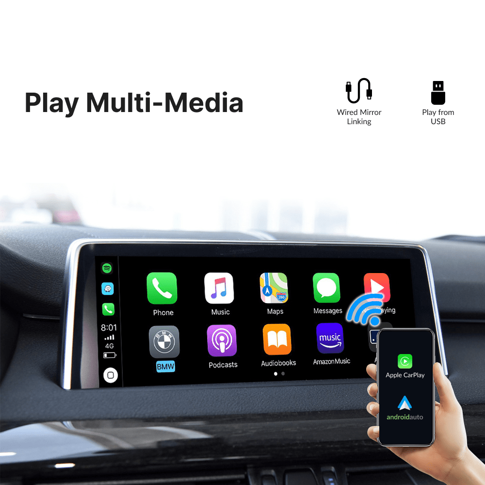 BMW X6 2009-2017 — Wireless Apple CarPlay & Android Auto Module - Car Tech Studio