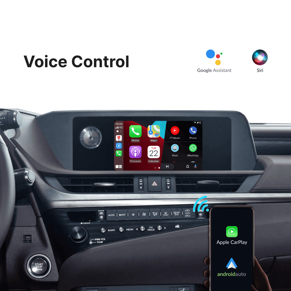 Lexus UX 2014-2020 — Wireless Apple CarPlay & Android Auto Module - Car Tech Studio