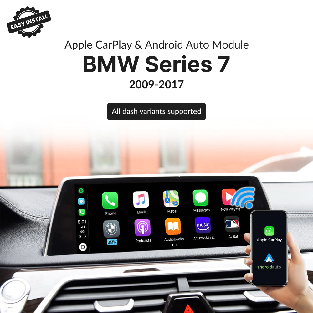 【新品アウトレット品】CarPlay AndroidAuto BMW Series 7 2009-2017 | Wireless Apple CarPlay & Android Auto