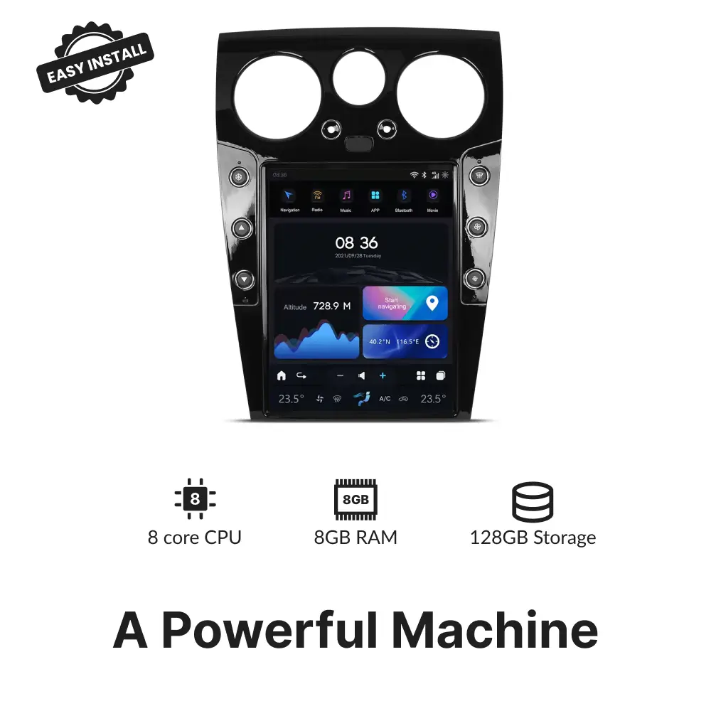 Bentley 2003-2019 — 12.1" Tesla-Style Apple Carplay Screen - Car Tech Studio