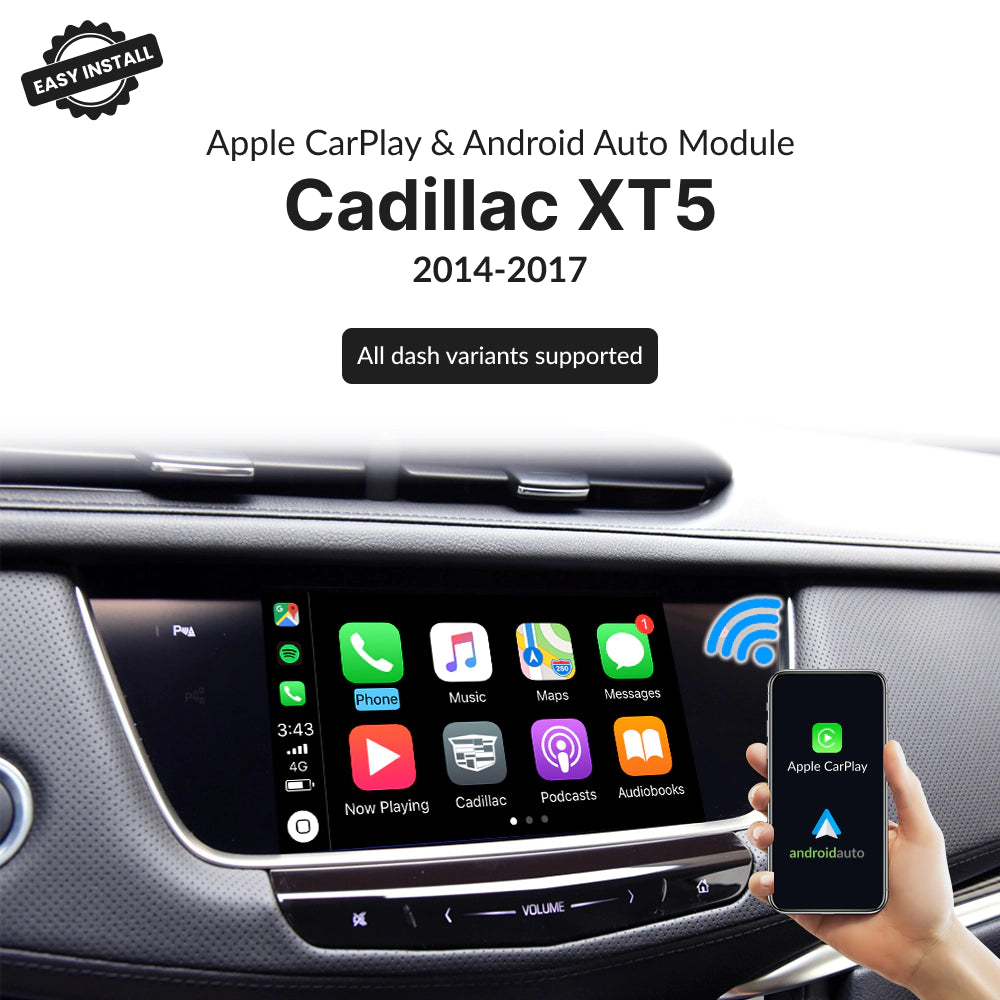 Cadillac XT5 2014-2017 | Wireless Apple CarPlay & Android Auto