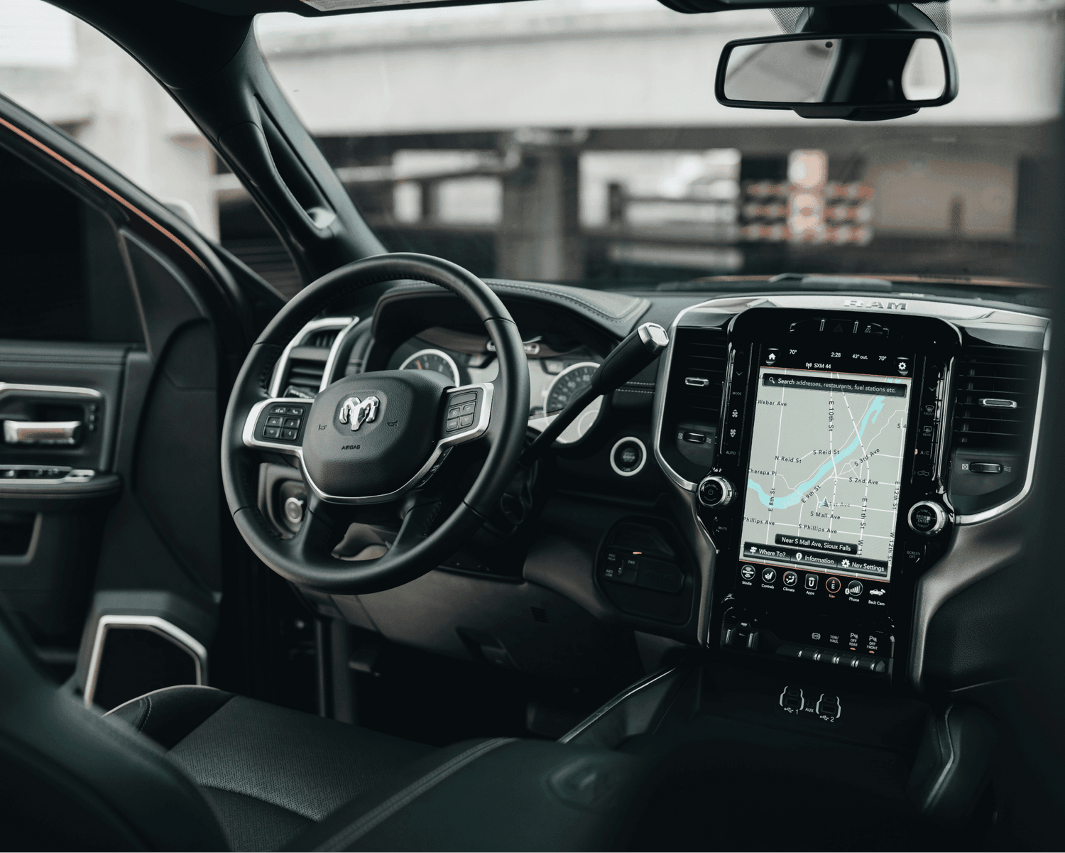 Dodge RAM Tesla Style Screen