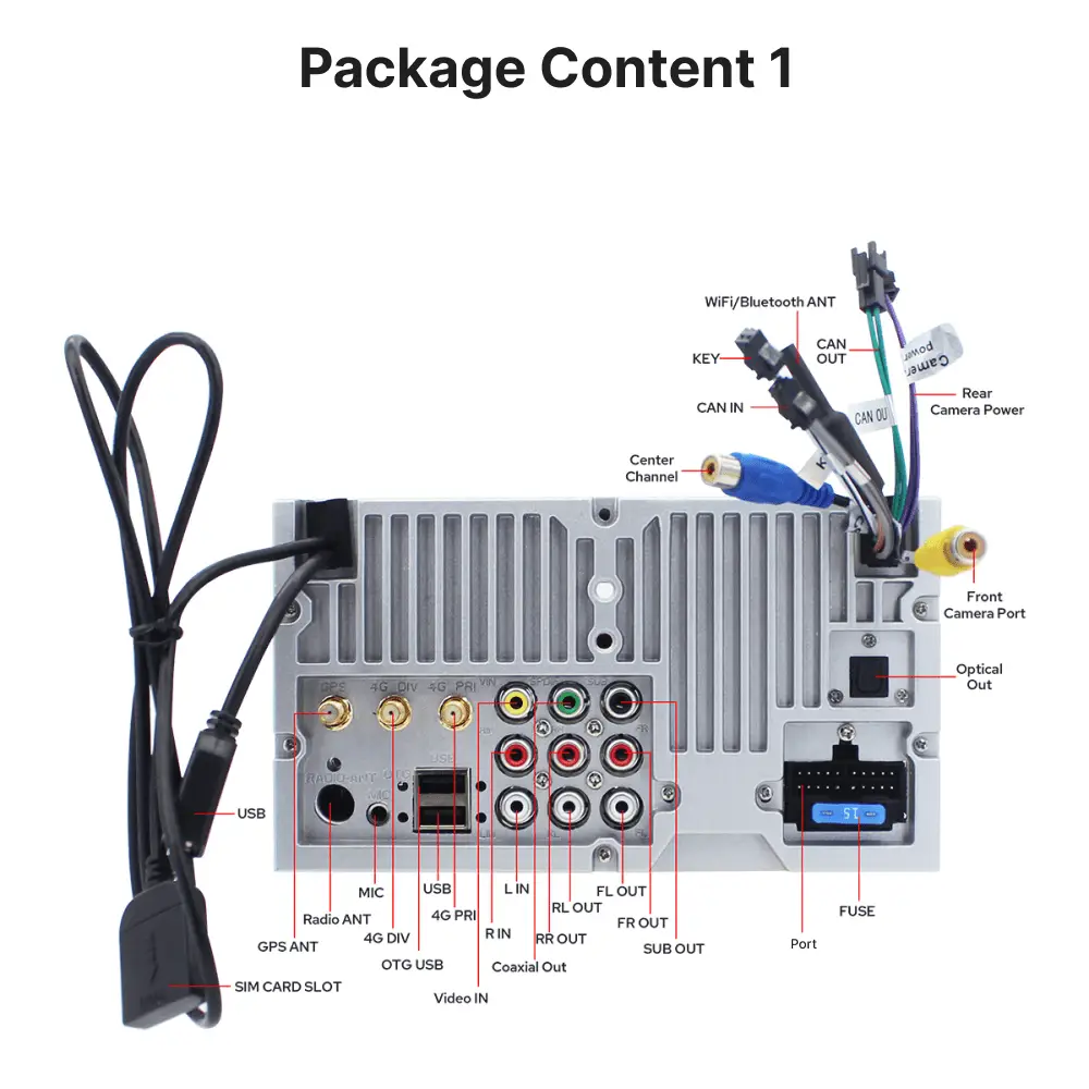 Premium Double Din 11.6” Universal Carplay & Android Auto Head Unit - Car Tech Studio