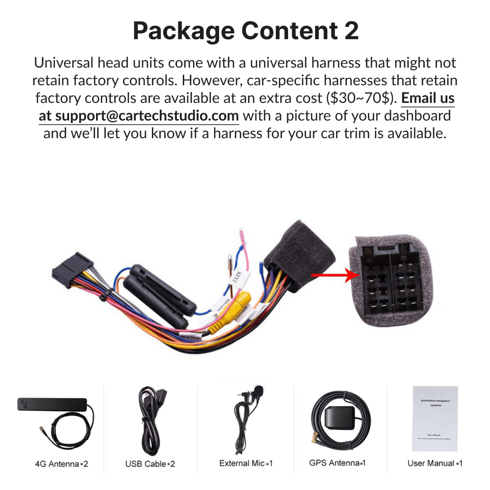 Premium Double Din 15.1” Universal Carplay & Android Auto Head Unit - Car Tech Studio