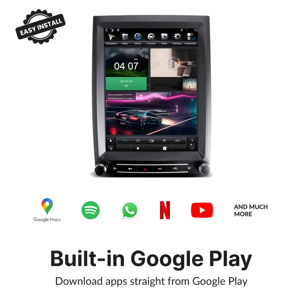 Ford Expedition 2013-2017 — 12.1" Tesla-Style Apple Carplay Screen - Car Tech Studio