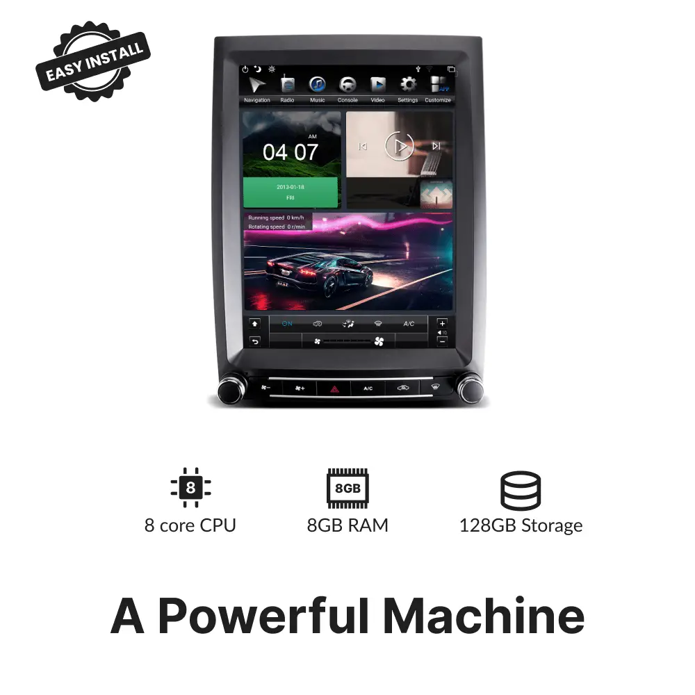 Ford Expedition 2013-2017 — 12.1" Tesla-Style Apple Carplay Screen - Car Tech Studio