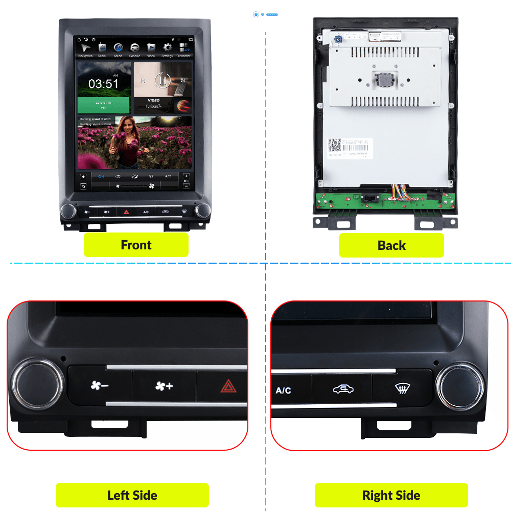 Ford Expedition 2013-2017 — 12.1" Tesla-Style Apple Carplay Screen - Car Tech Studio