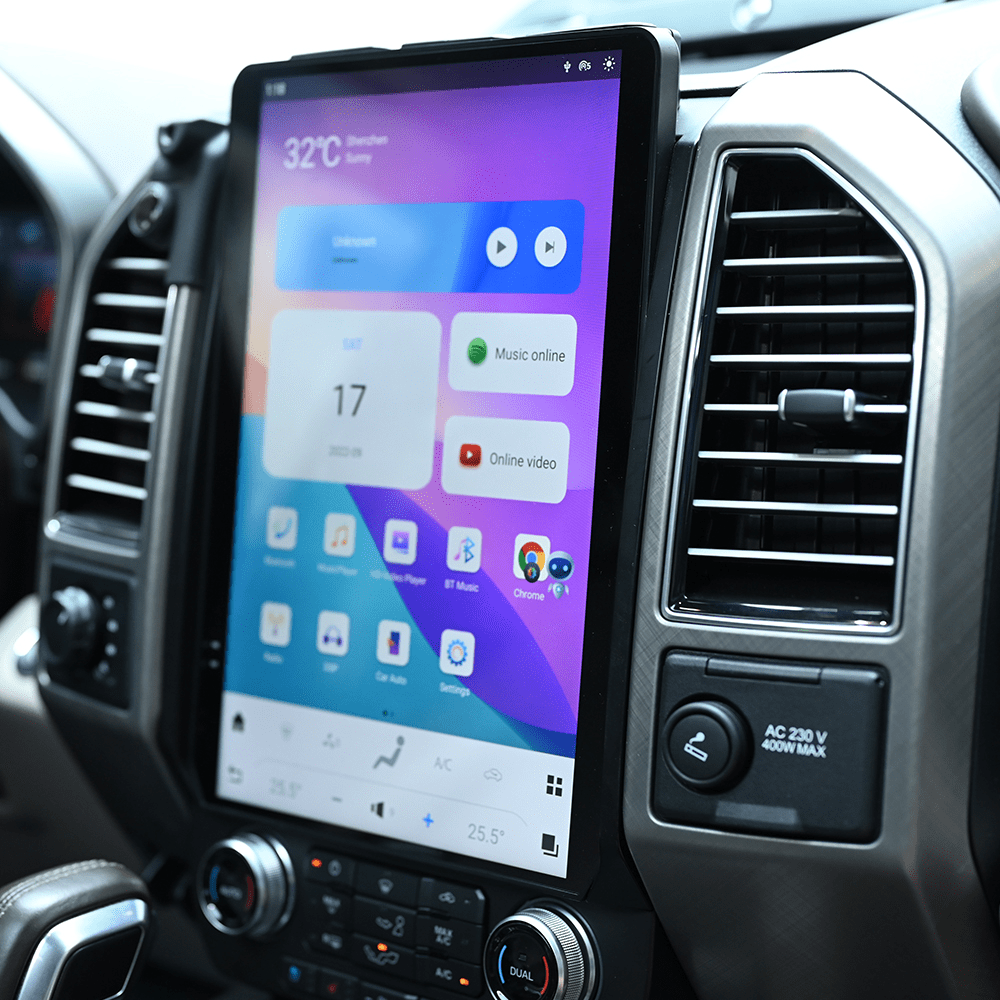 Ford F150 2015-2020 — 14.4" Tesla-Style Apple Carplay Screen - Car Tech Studio