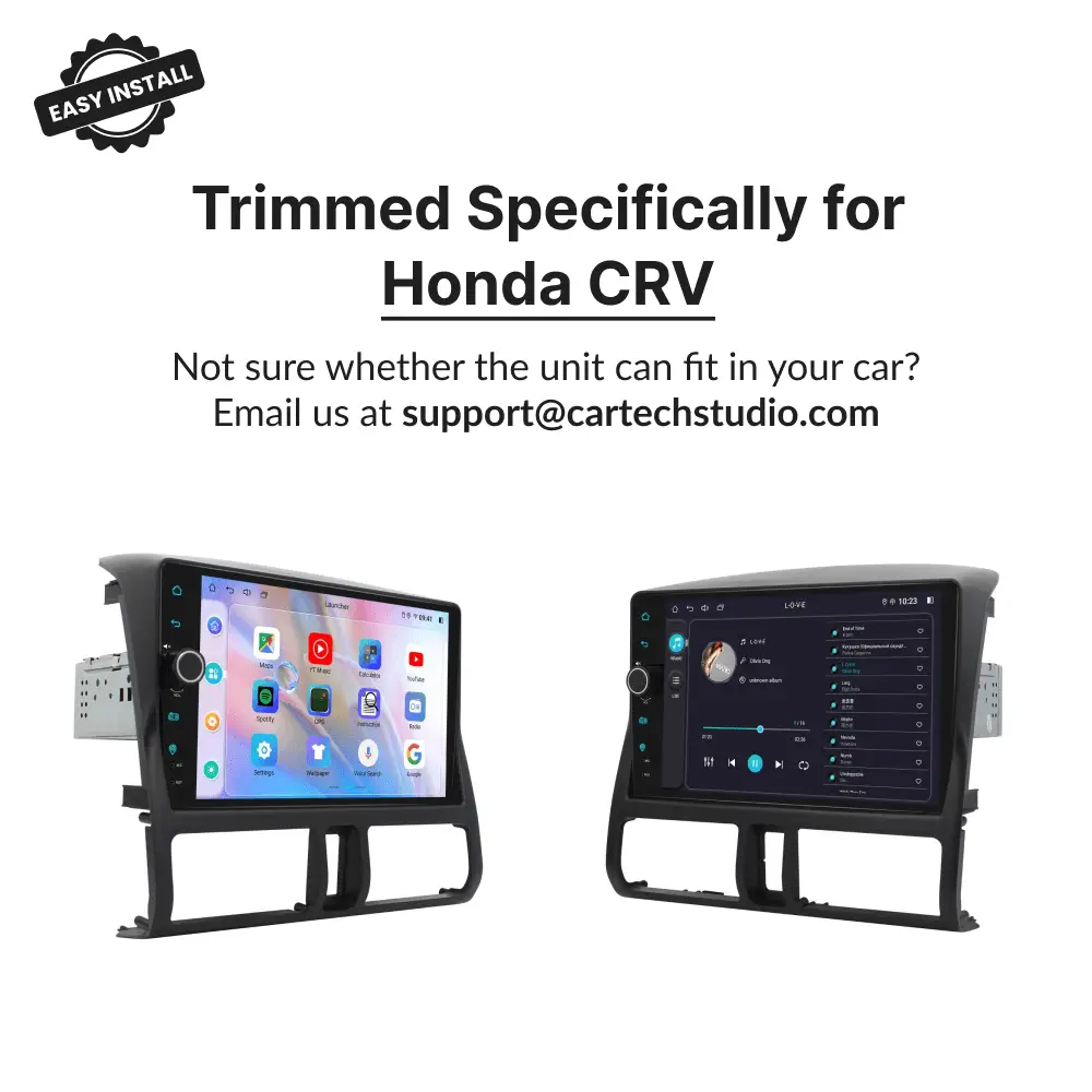 Honda CRV 2001-2006 — Premium 9” Carplay & Android Auto Head Unit - Car Tech Studio