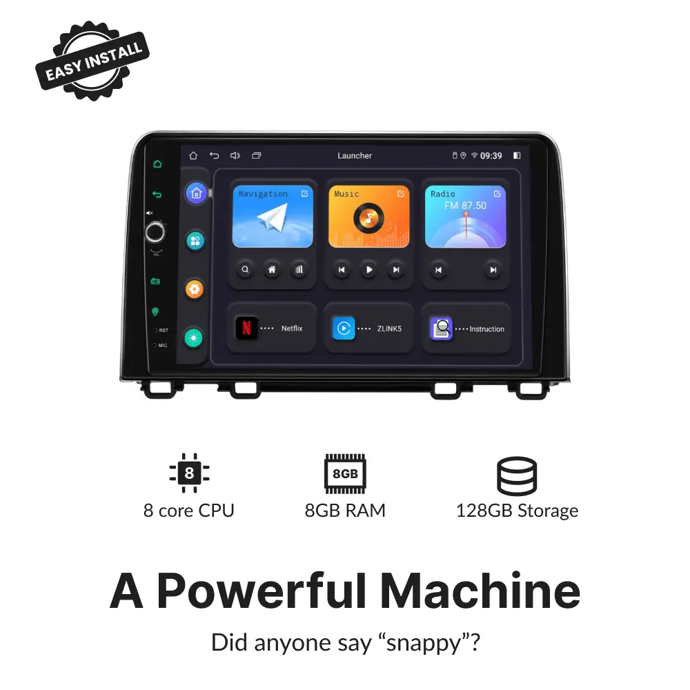 Honda CRV 2017-2021 — Premium 10.1” Carplay & Android Auto Head Unit - Car Tech Studio