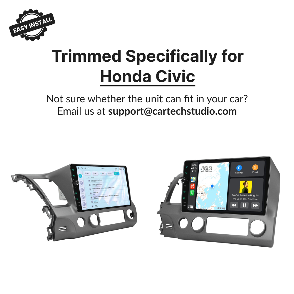 Honda Civic 2006-2011 — Premium 10.1” Carplay & Android Auto Head Unit - Car Tech Studio