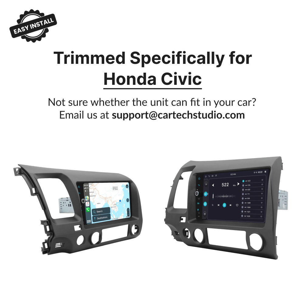 Honda Civic 2006-2011 — Premium 9” Carplay & Android Auto Head Unit - Car Tech Studio