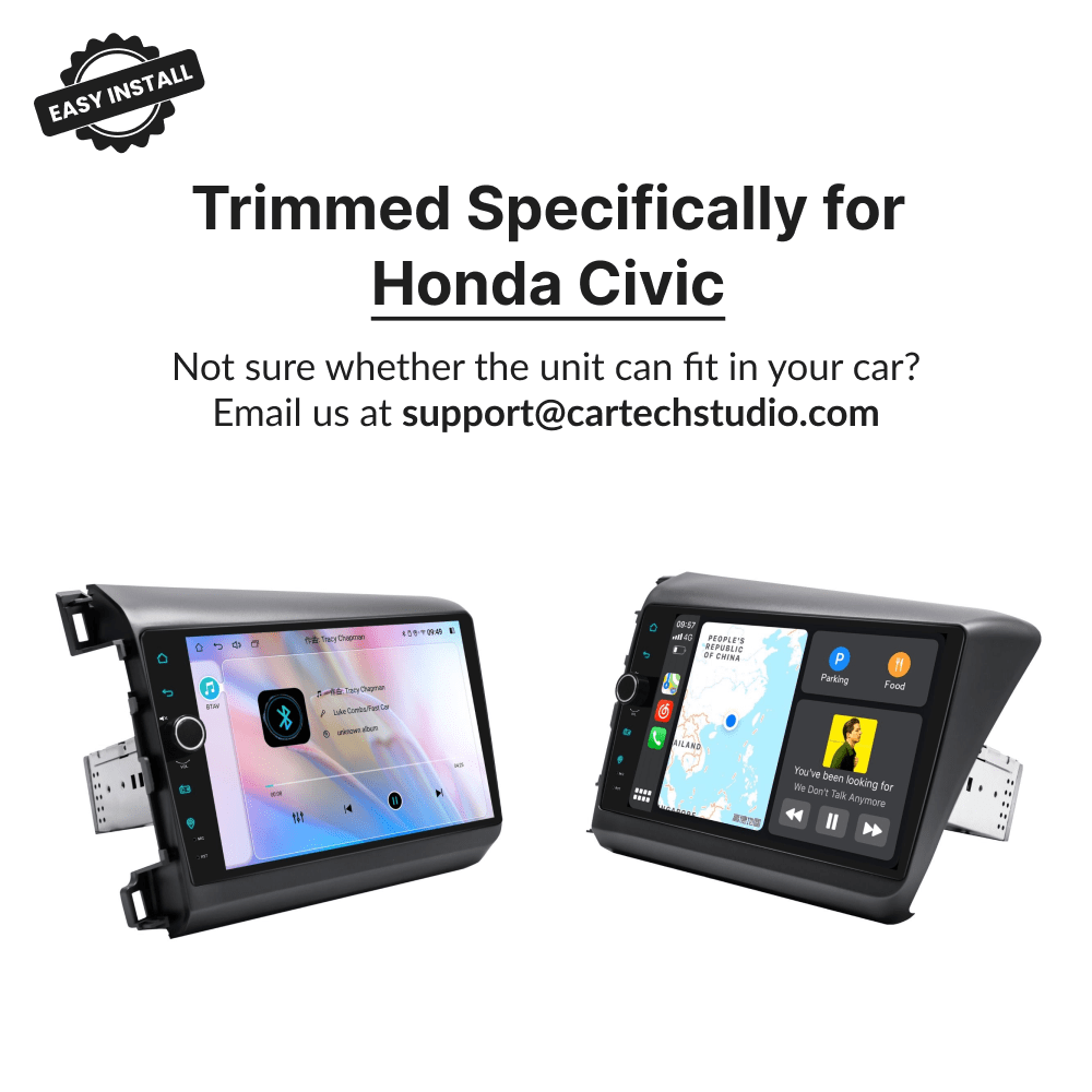 Honda Civic 2012-2015 — Premium 9” Carplay & Android Auto Head Unit - Car Tech Studio