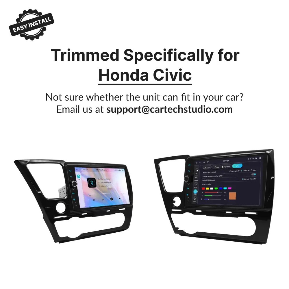 Honda Civic 2013-2017 — Premium 9” Carplay & Android Auto Head Unit - Car Tech Studio