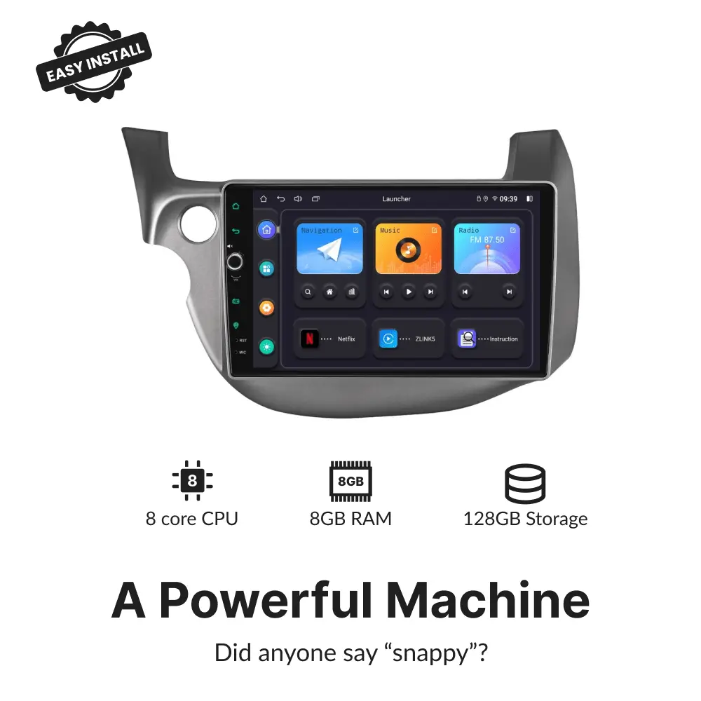 Honda Jazz/Fit 2008-2013 — Premium 10.1” Carplay & Android Auto Head Unit - Car Tech Studio