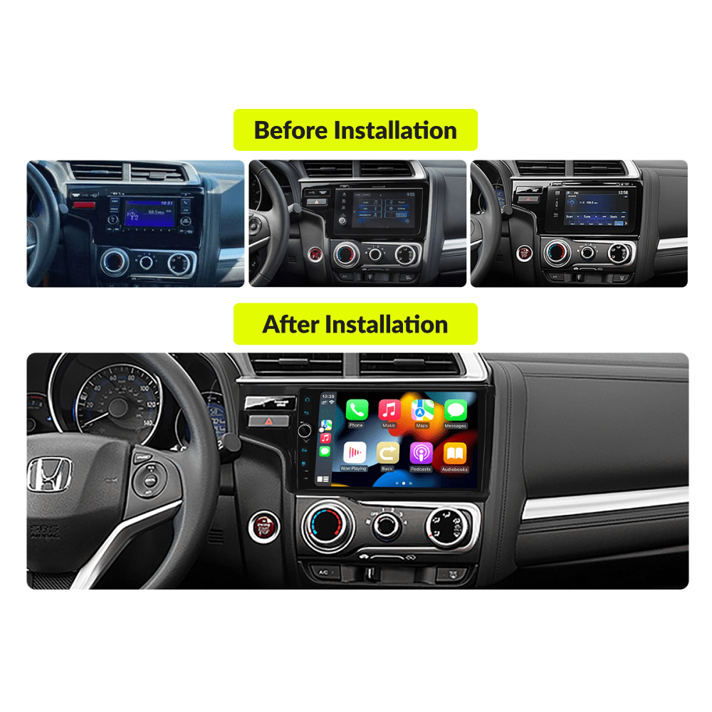 Honda Jazz/Fit 2014-2019 — Premium 9” Carplay & Android Auto Head Unit - Car Tech Studio